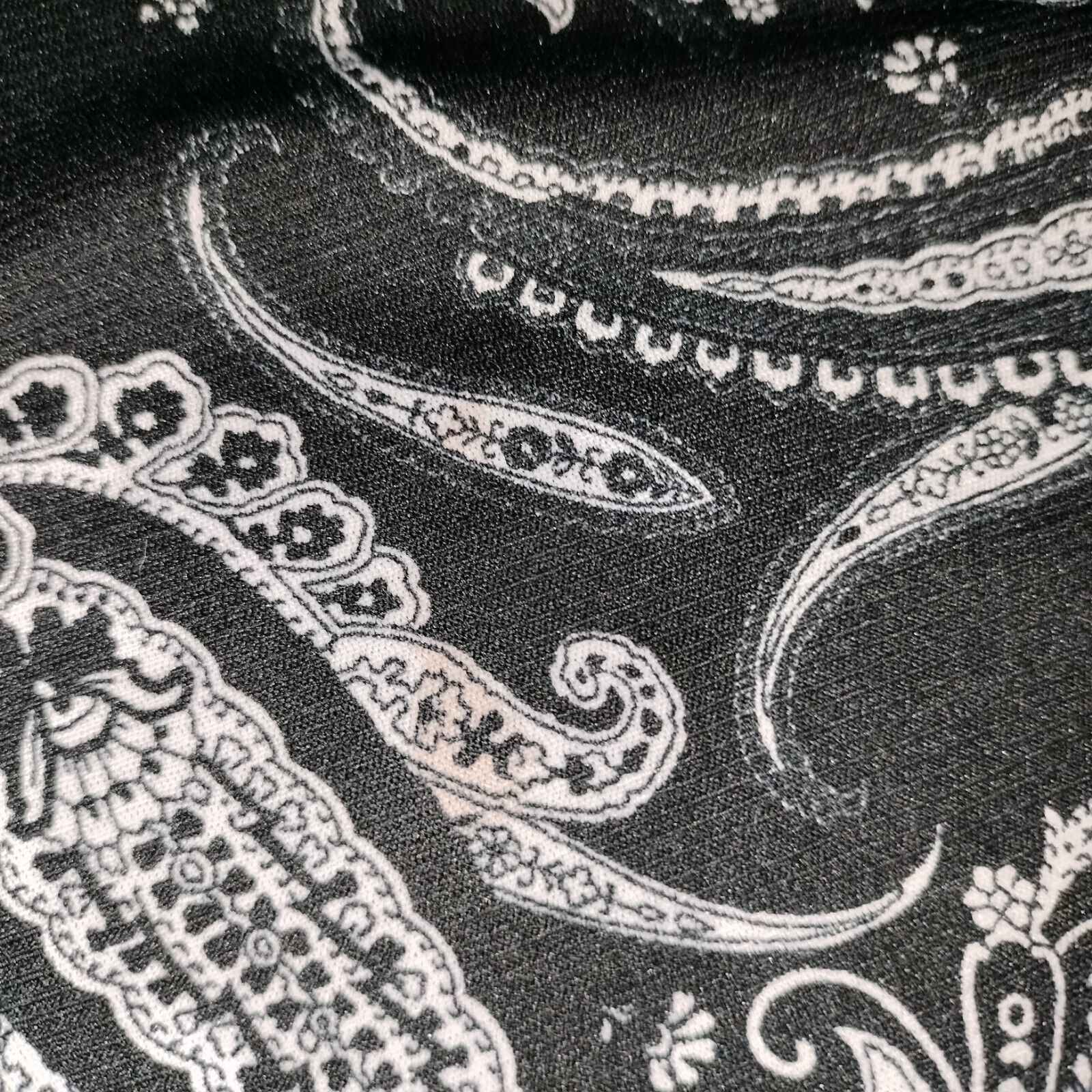 Vintage Vintage Y2K Dress Black White Babydoll Mini Paisley Mesh Size M / US 6-8 / IT 42-44 - 10 Thumbnail