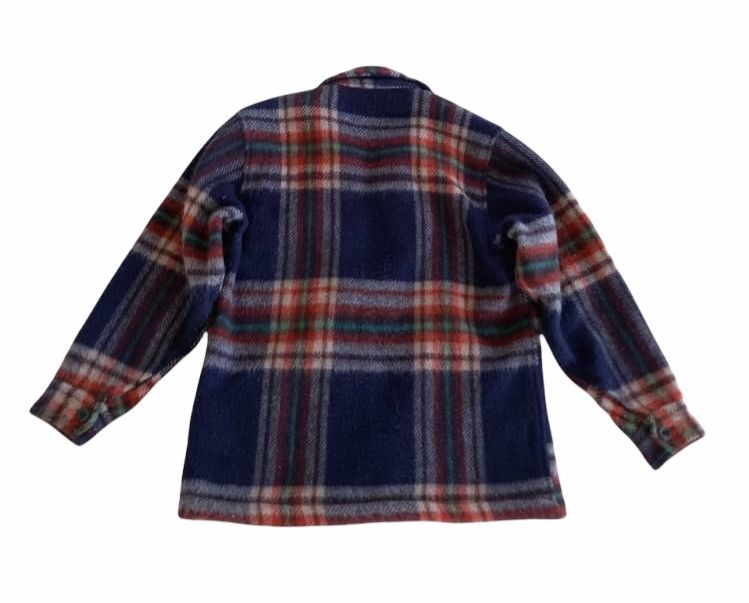 Flannel × Oshkosh × Vintage Vintage Oshkosh B'Gosh Plaid Tartan Wools Jacket Size US M / EU 48-50 / 2 - 2 Thumbnail