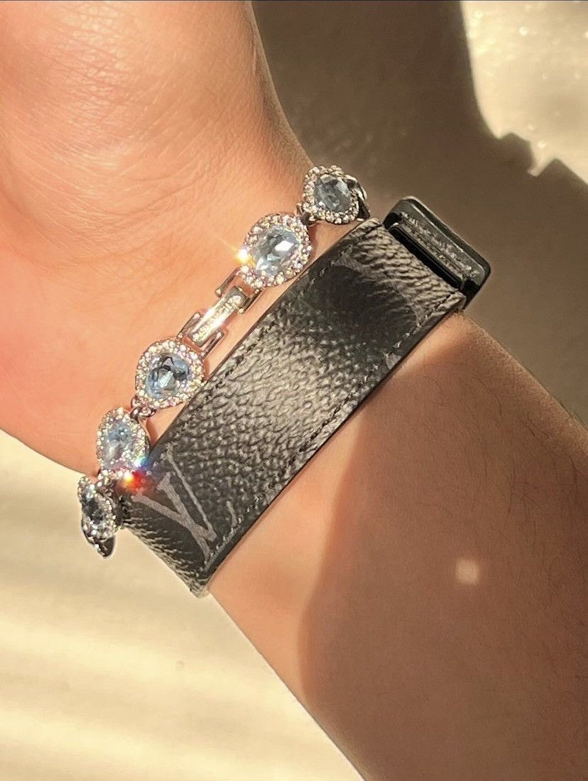 【国内発送】GIVENCHY クリスタル カフ ブレスレット GIVENCHY】Crystal Flex Bracelet ブレスレット☆2色 (GIVENCHY