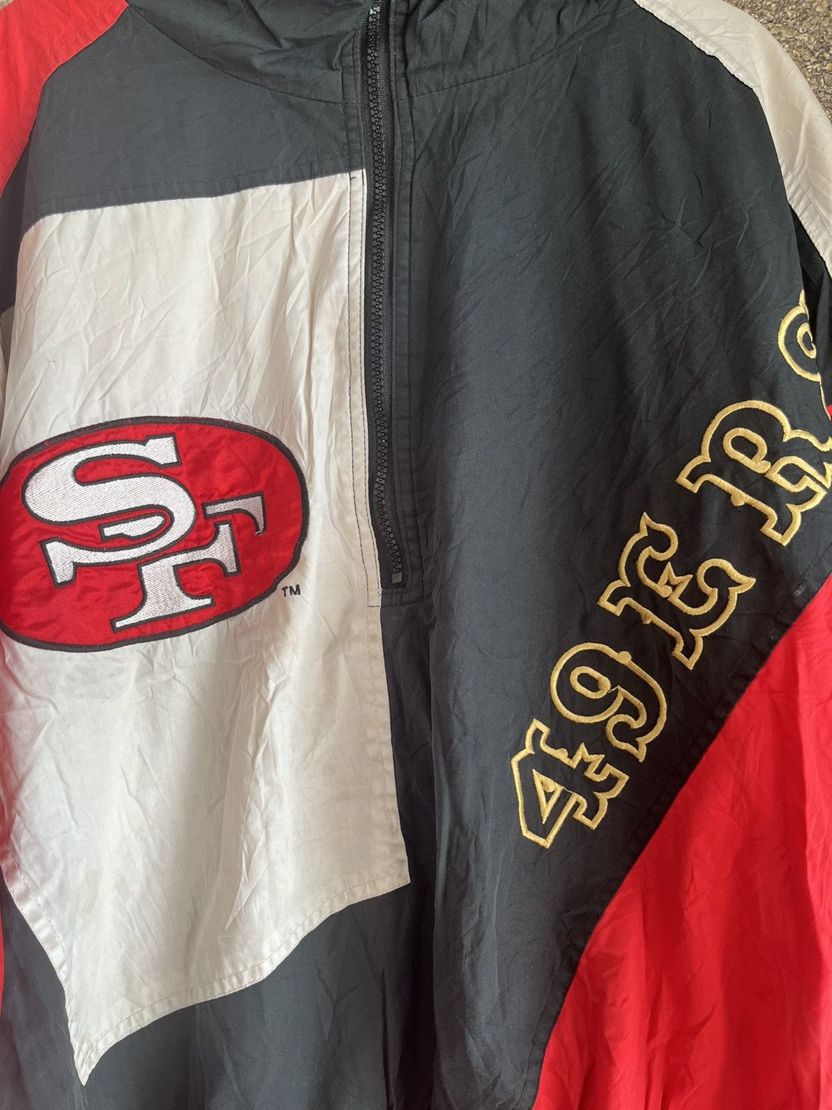 Vintage vintage 90s san francisco 49ers nylon jacket jc1 Size US XXL / EU 58 / 5 - 3 Thumbnail
