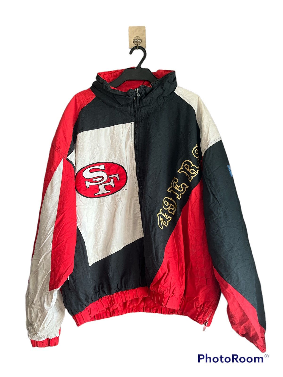 Vintage vintage 90s san francisco 49ers nylon jacket jc1 Size US XXL / EU 58 / 5 - 1 Thumbnail