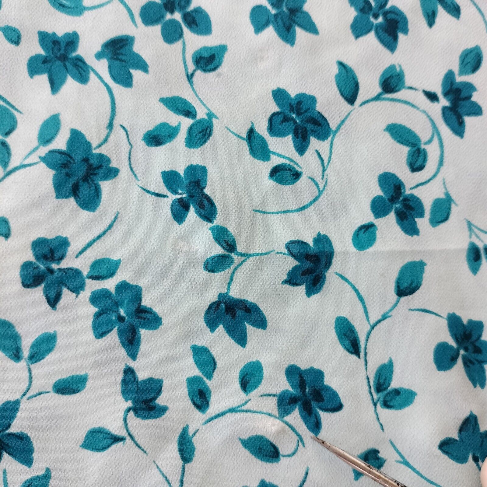 Vintage Vintage 80s Plus Size Dress Blue Floral Mini Retro Festival Size XL / US 12-14 / IT 48-50 - 14 Thumbnail