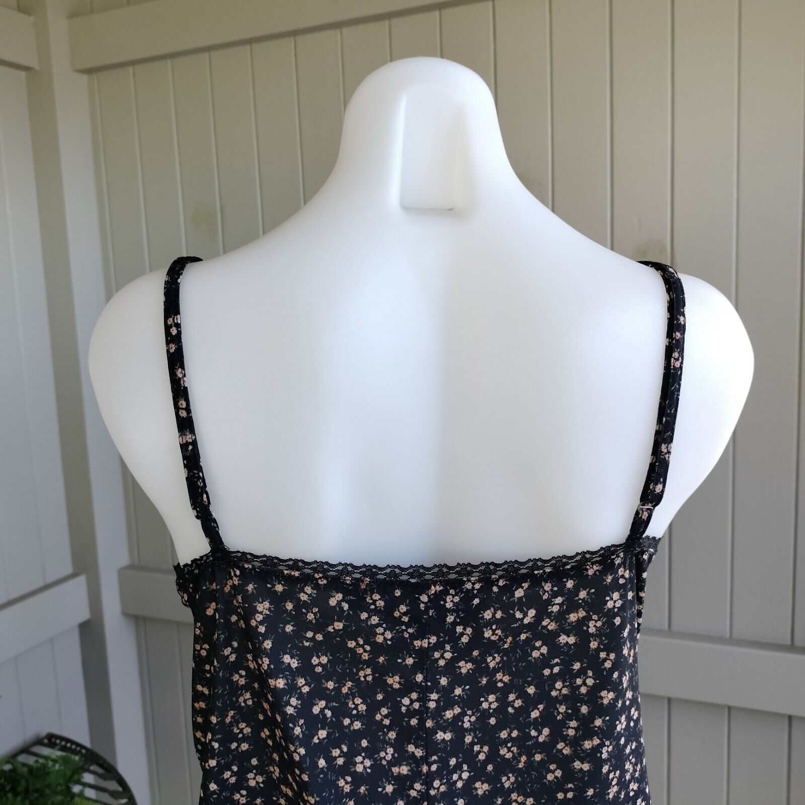 Designer × MINKPINK Minkpink Playsuit Romper Black Floral Lace Ditsy Crepe Boho Size 27" / US 4 / IT 40 - 8 Thumbnail