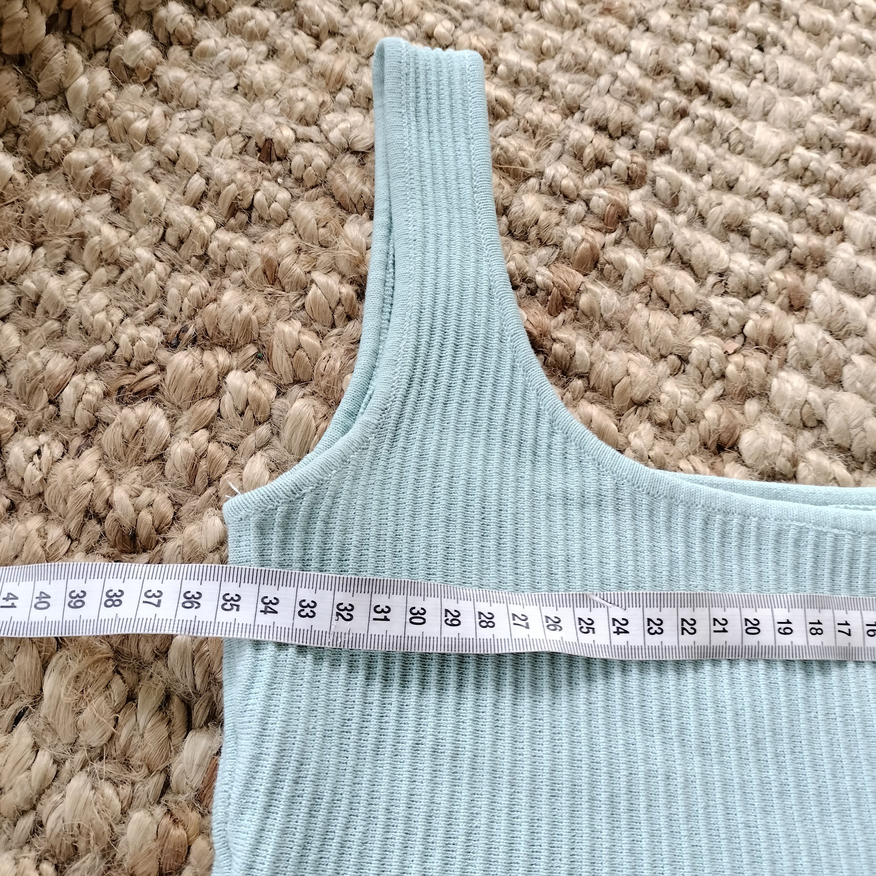 Other Supre mint green knit ribbed sleeveless fitted crop top Size M / US 6-8 / IT 42-44 - 6 Thumbnail