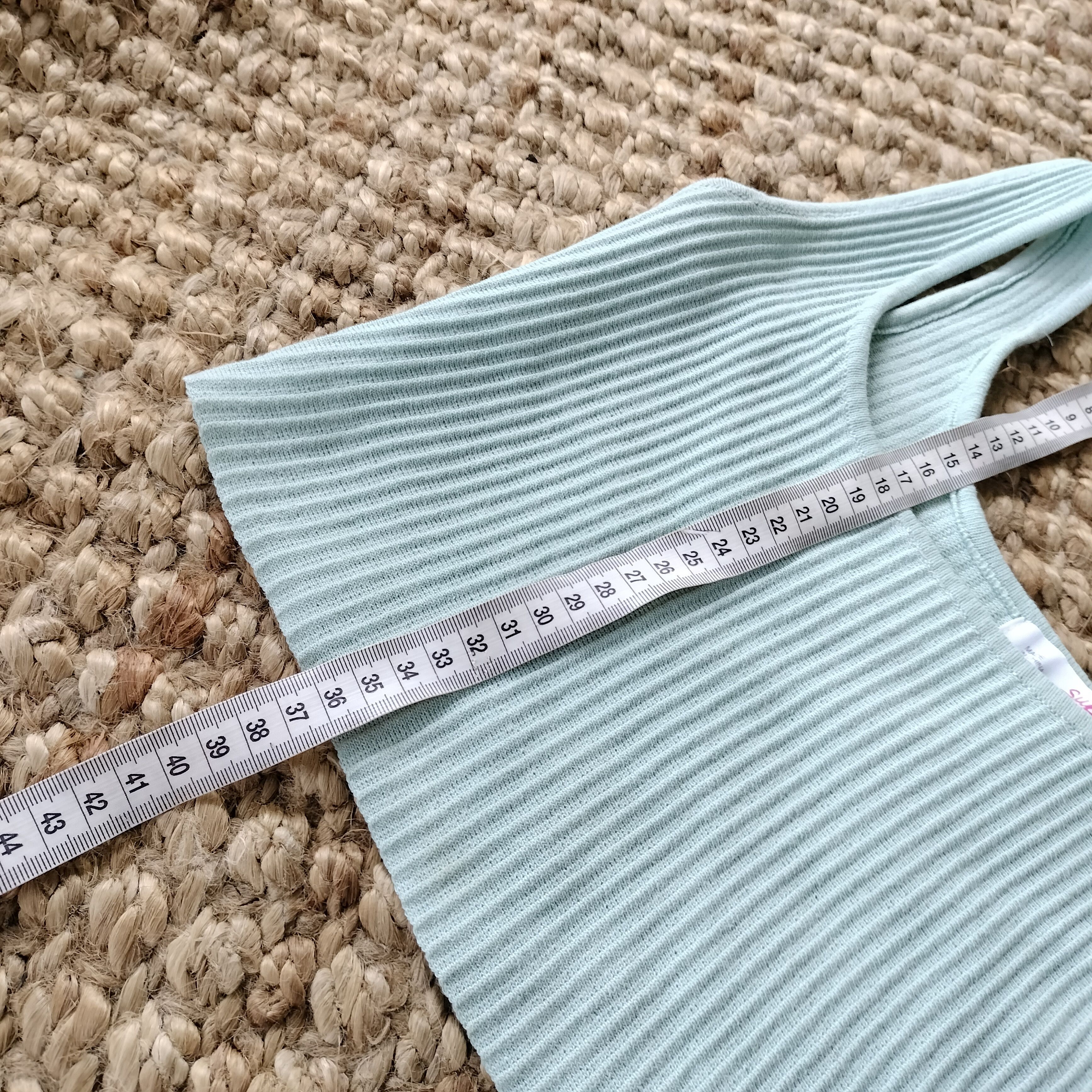 Other Supre mint green knit ribbed sleeveless fitted crop top Size M / US 6-8 / IT 42-44 - 7 Thumbnail