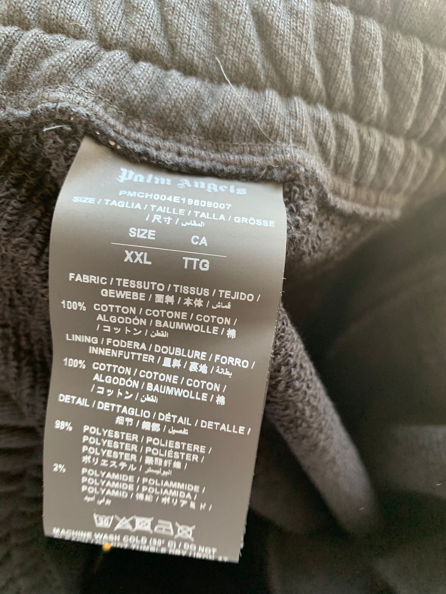 Palm Angels o1rshd1 Side Tape Logo Jogger Pants / Sweat Pants in Black Size US 38 / EU 54 - 16 Thumbnail