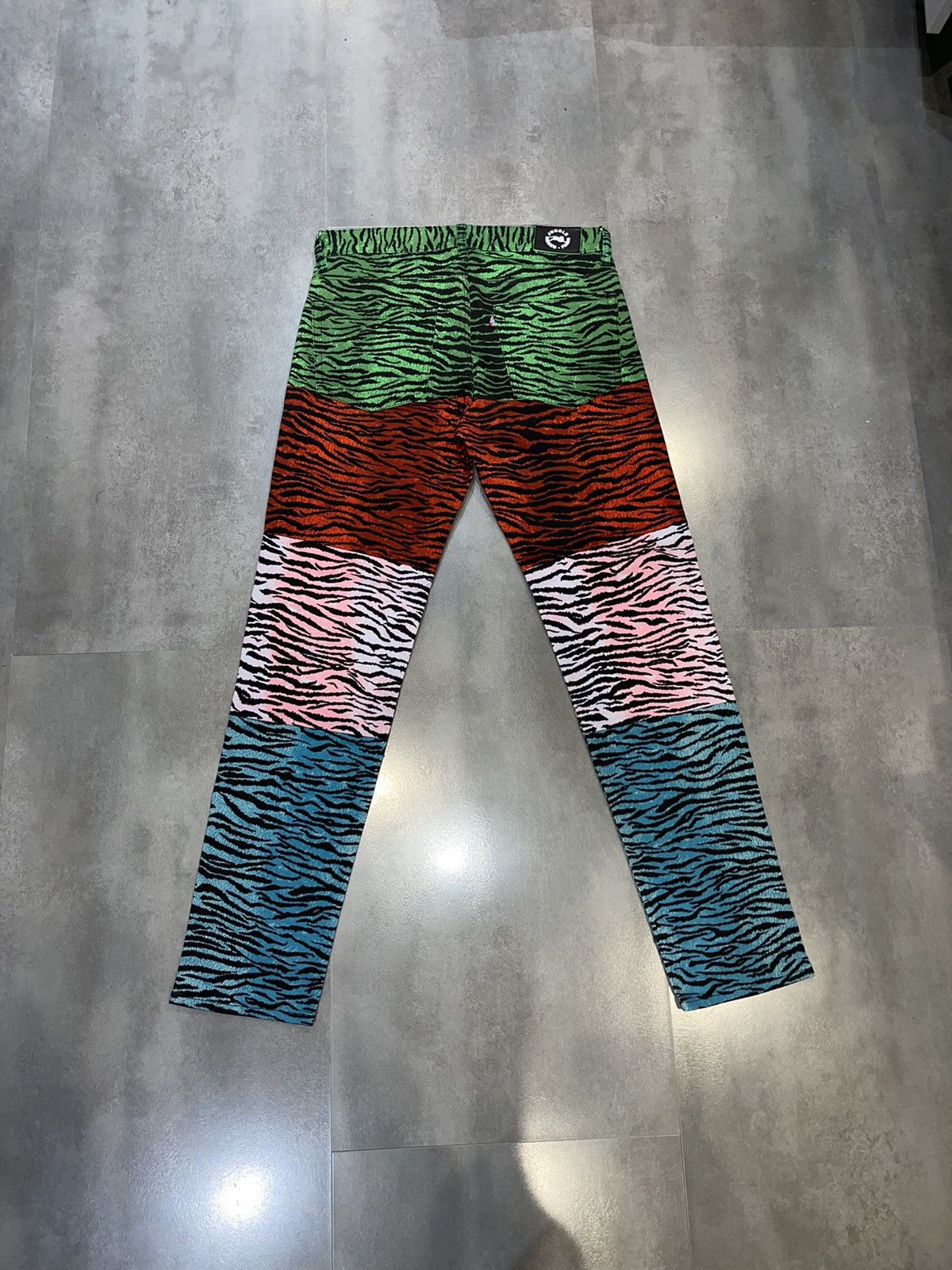 Kenzo FW16 Kenzo Jungle All Over Printed Multicolor Denim Pants Size US 30 / EU 46 - 7 Thumbnail