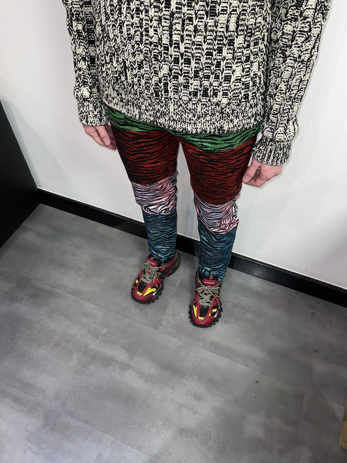 Kenzo FW16 Kenzo Jungle All Over Printed Multicolor Denim Pants Size US 30 / EU 46 - 3 Thumbnail