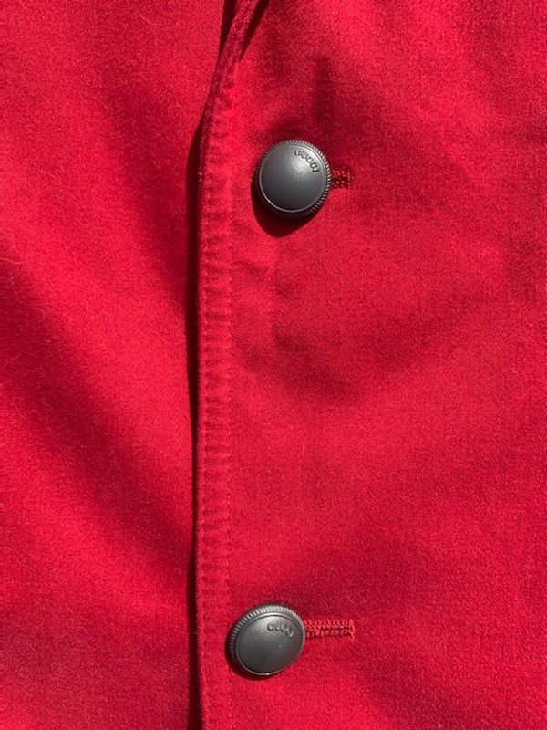 Gucci Gucci 2 Button Red Blazer Jacket Size 44R - 3 Thumbnail