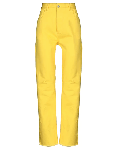 Celine Celine Rare Phoebe Philo Era Yellow Straight Denim Jeans Size 25" / US 0 / IT 36 - 1 Thumbnail