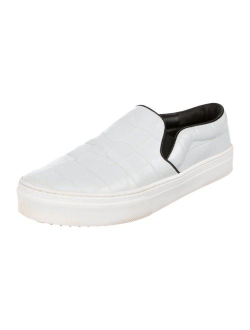 Celine Celine Phoebe Philo White Crocodile Slip-On Sneaker | Grailed