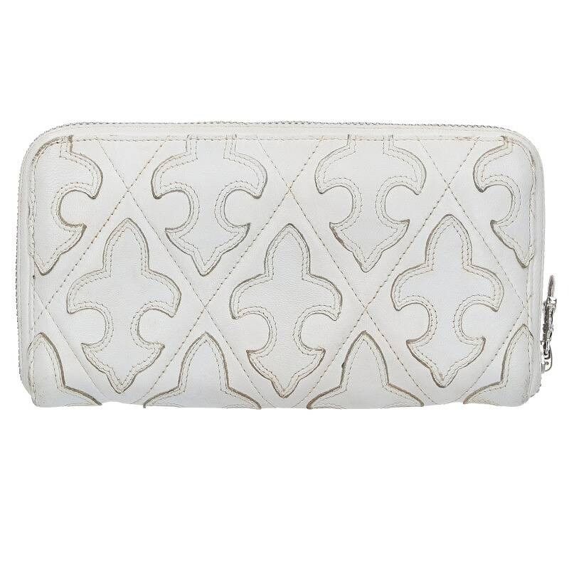Chrome Hearts Chrome Hearts Quilted Leather Fleur Patch Wallet Size ONE SIZE - 1 Thumbnail