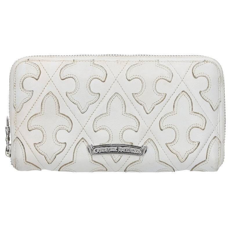 Chrome Hearts Chrome Hearts Quilted Leather Fleur Patch Wallet Size ONE SIZE - 2 Thumbnail