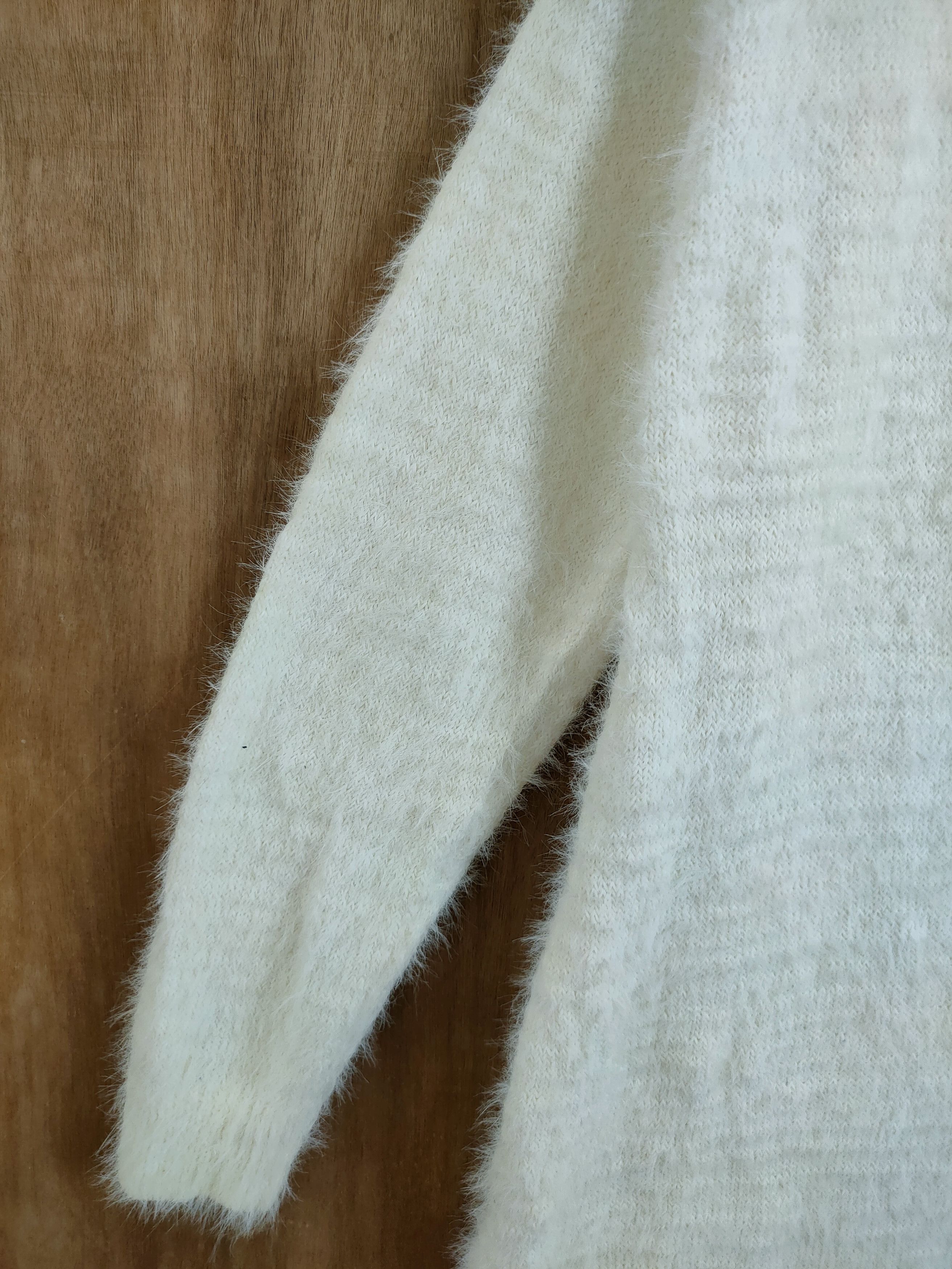 Japanese Brand D Glacier long Cardigan soft fur mohair shag shaggy #46-911 Size US M / EU 48-50 / 2 - 4 Thumbnail