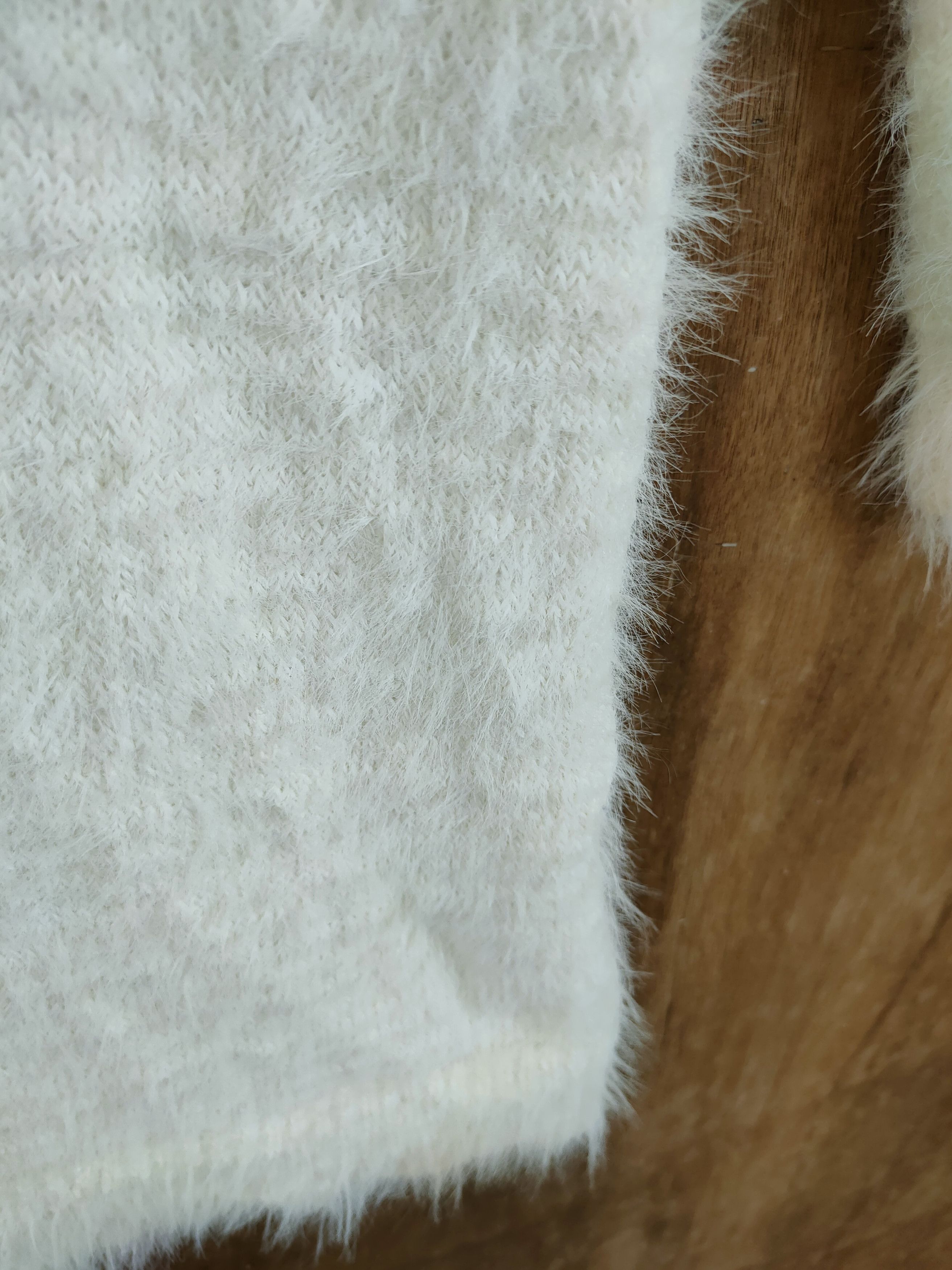 Japanese Brand D Glacier long Cardigan soft fur mohair shag shaggy #46-911 Size US M / EU 48-50 / 2 - 10 Thumbnail