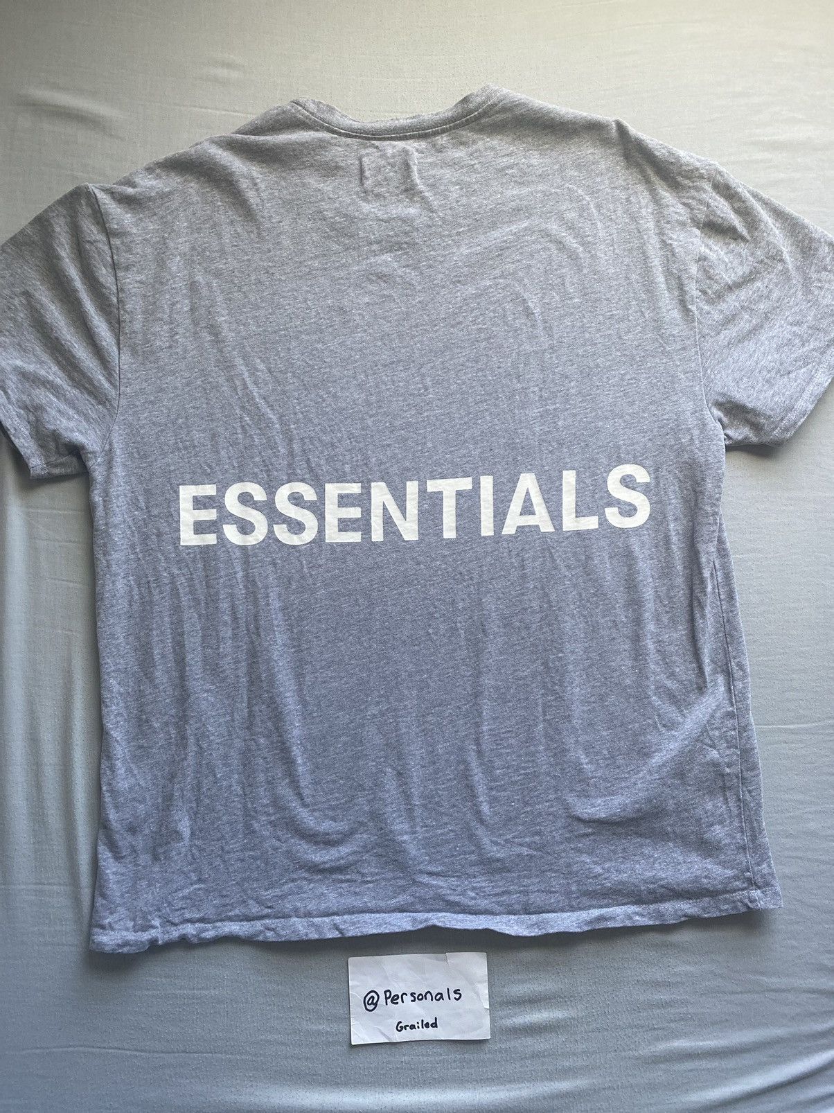 FOG × Fear of God OG Fear of God Essentials Graphic Tee Grey Medium Size US M / EU 48-50 / 2 - 1 Thumbnail