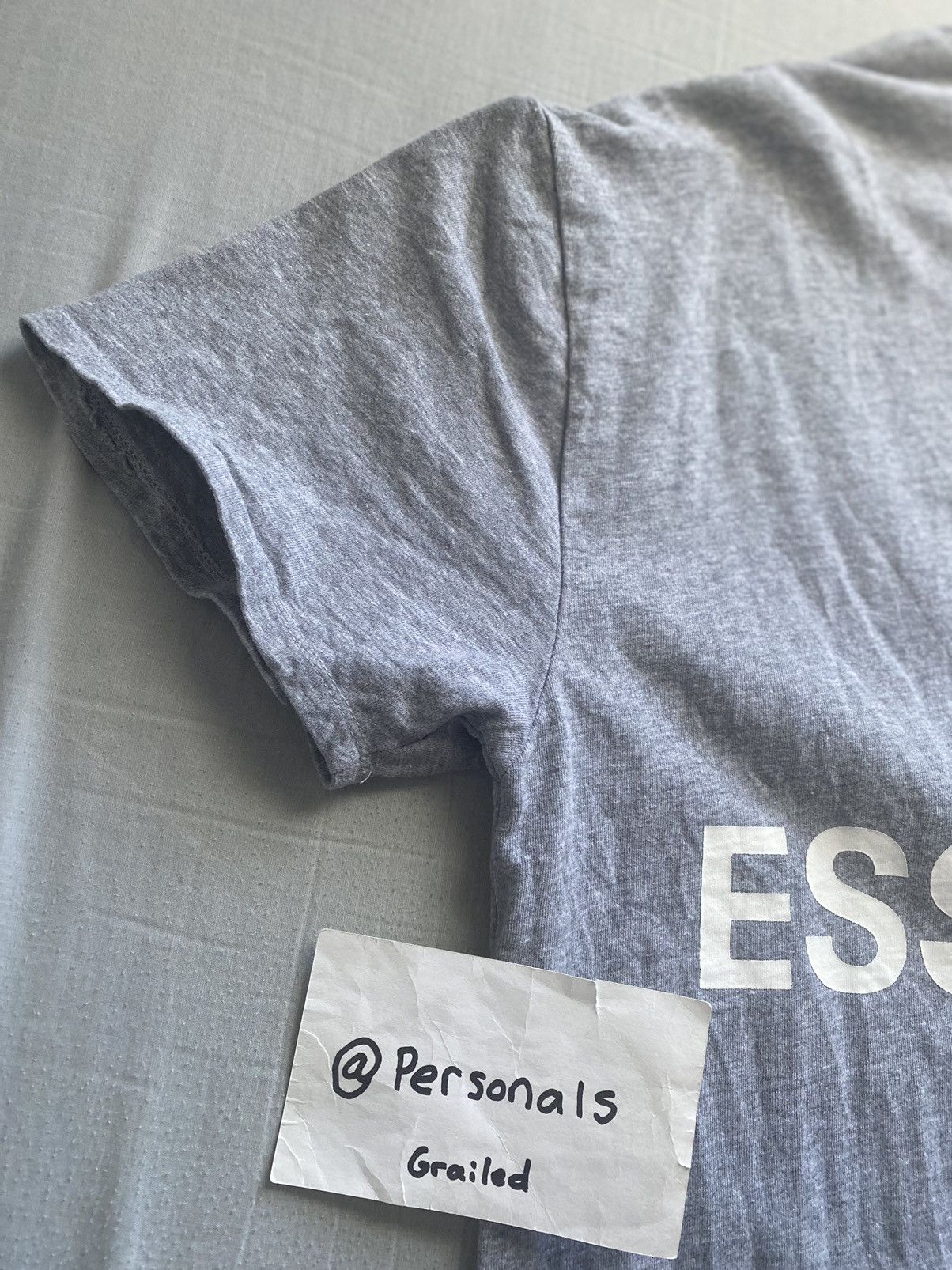 FOG × Fear of God OG Fear of God Essentials Graphic Tee Grey Medium Size US M / EU 48-50 / 2 - 5 Thumbnail