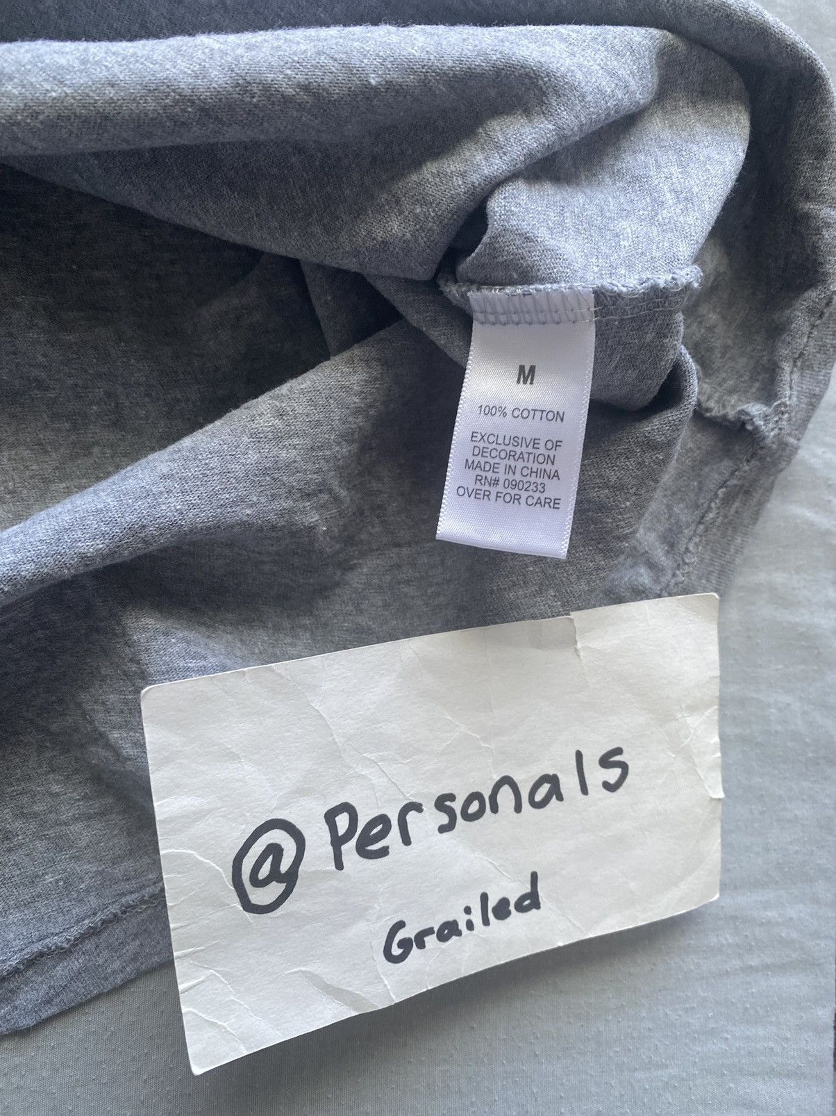 FOG × Fear of God OG Fear of God Essentials Graphic Tee Grey Medium Size US M / EU 48-50 / 2 - 11 Thumbnail