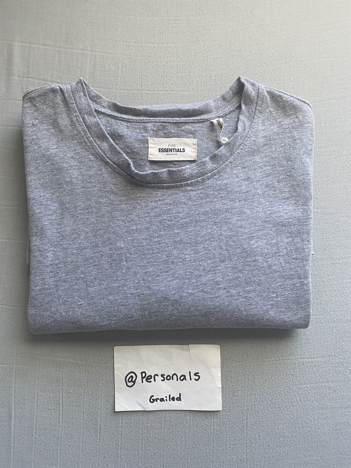 FOG × Fear of God OG Fear of God Essentials Graphic Tee Grey Medium Size US M / EU 48-50 / 2 - 16 Thumbnail