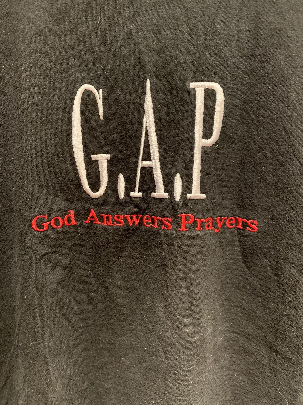 Other × Vintage RARE* Vintage God Answers Prayers GAP Christian Parody Shirt Size US L / EU 52-54 / 3 - 2 Thumbnail