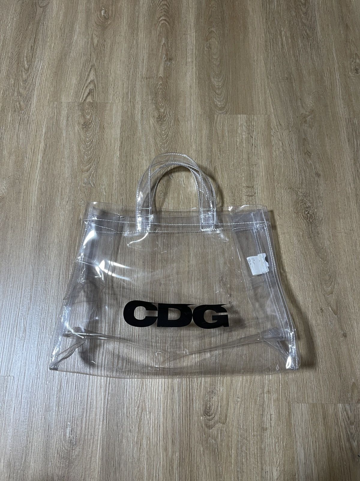 COMME des GARCONS CDG TRANSPARENT PVC TOTE BAG Bags Luggage