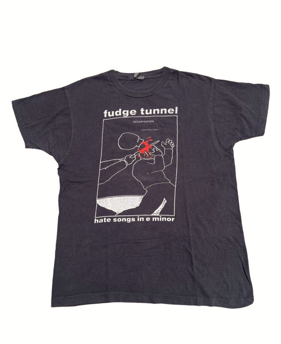 Band Tees × Vintage Vintage Fudge Tunnel Hate Songs In E Minor 90s Shirt Size US L / EU 52-54 / 3 - 1 Thumbnail