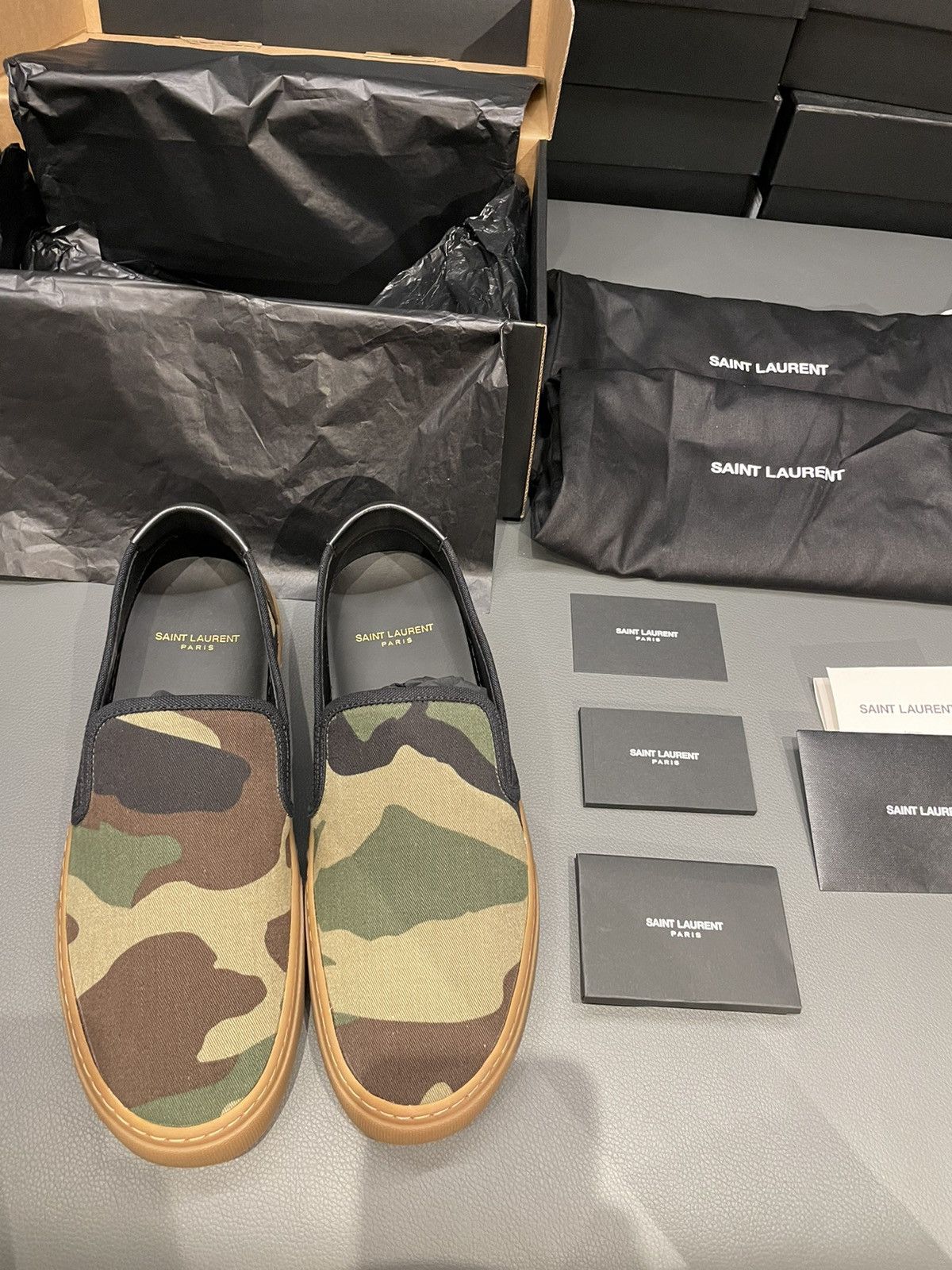 Hedi Slimane × Saint Laurent Paris × Yves Saint Laurent Brand NEW Limited Edition Saint Laurent Loafer Size US 9.5 / EU 42-43 - 23 Thumbnail