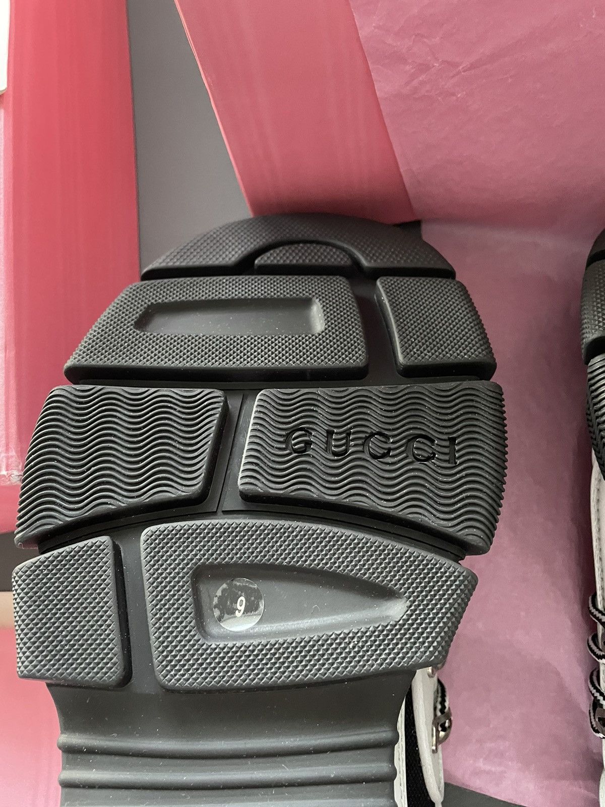 Gucci Super Runway Rare Brand New Track Reflective Leather Boots Size US 9.5 / EU 42-43 - 25 Thumbnail