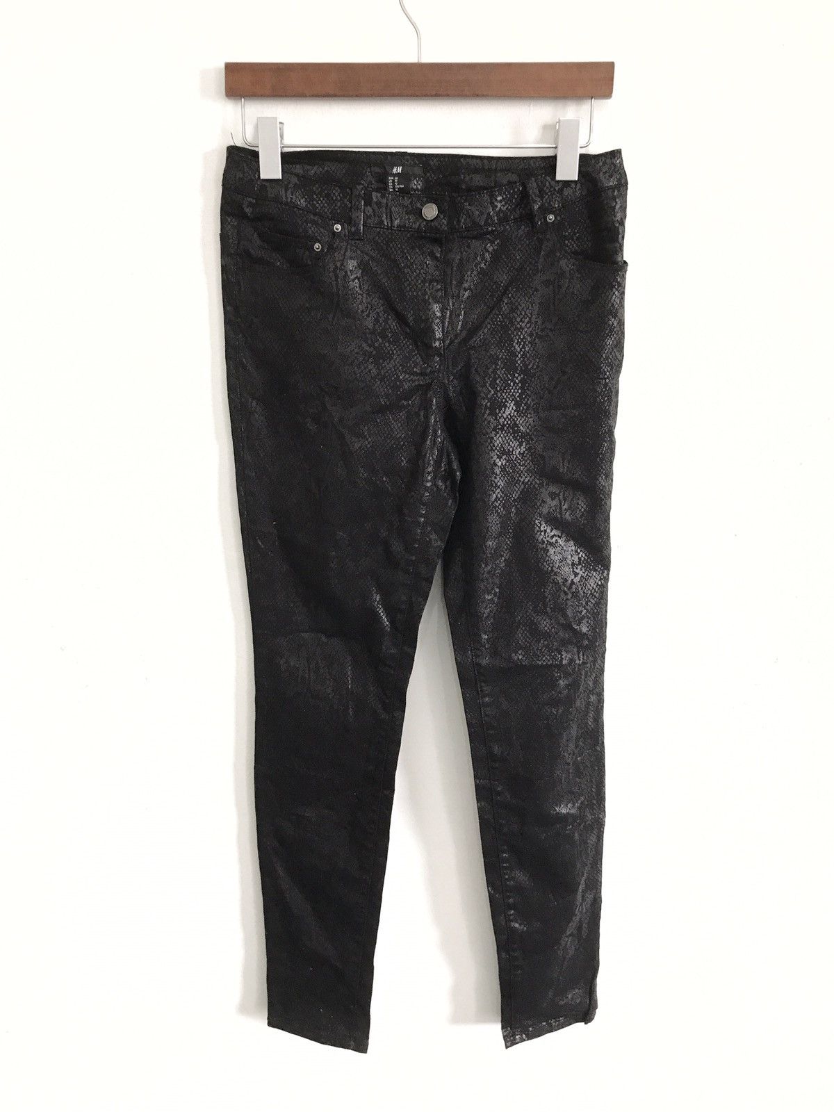 H&M H&M Snake Skin Printed Design Skinny Jeans Waist 29" Size US 29 - 2 Thumbnail