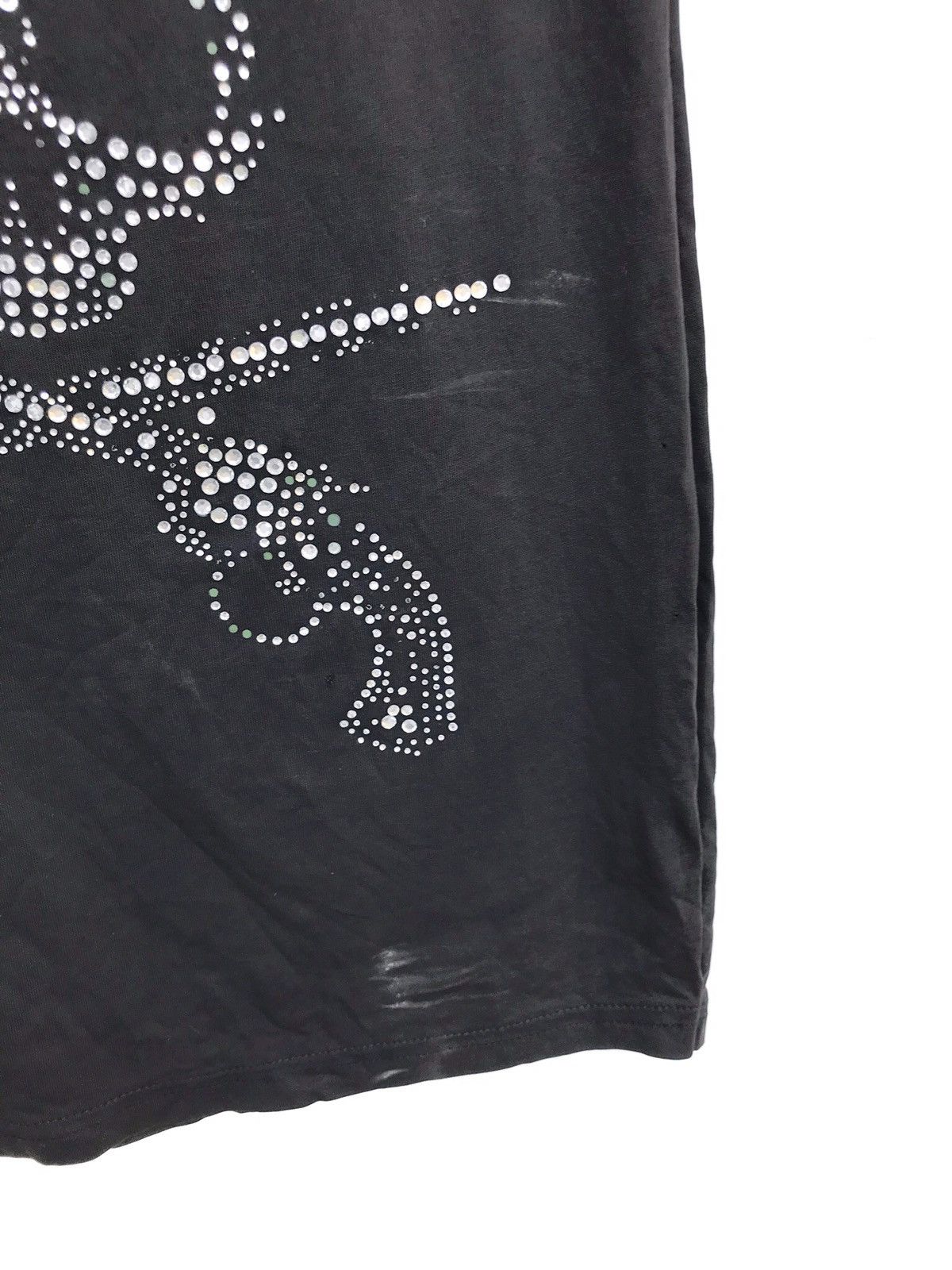 Mastermind Japan Mastermind Japan Swarovski Crystal Skull Cross Gun Logo Tee Size US XXS / EU 40 - 4 Thumbnail