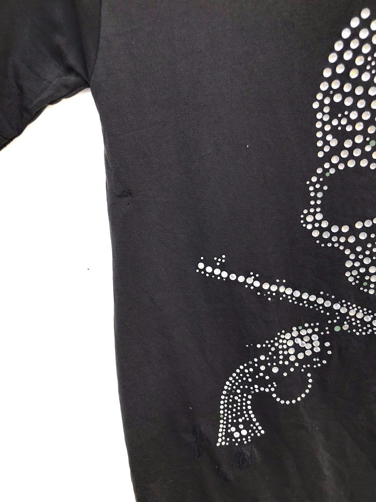 Mastermind Japan Mastermind Japan Swarovski Crystal Skull Cross Gun Logo Tee Size US XXS / EU 40 - 5 Thumbnail