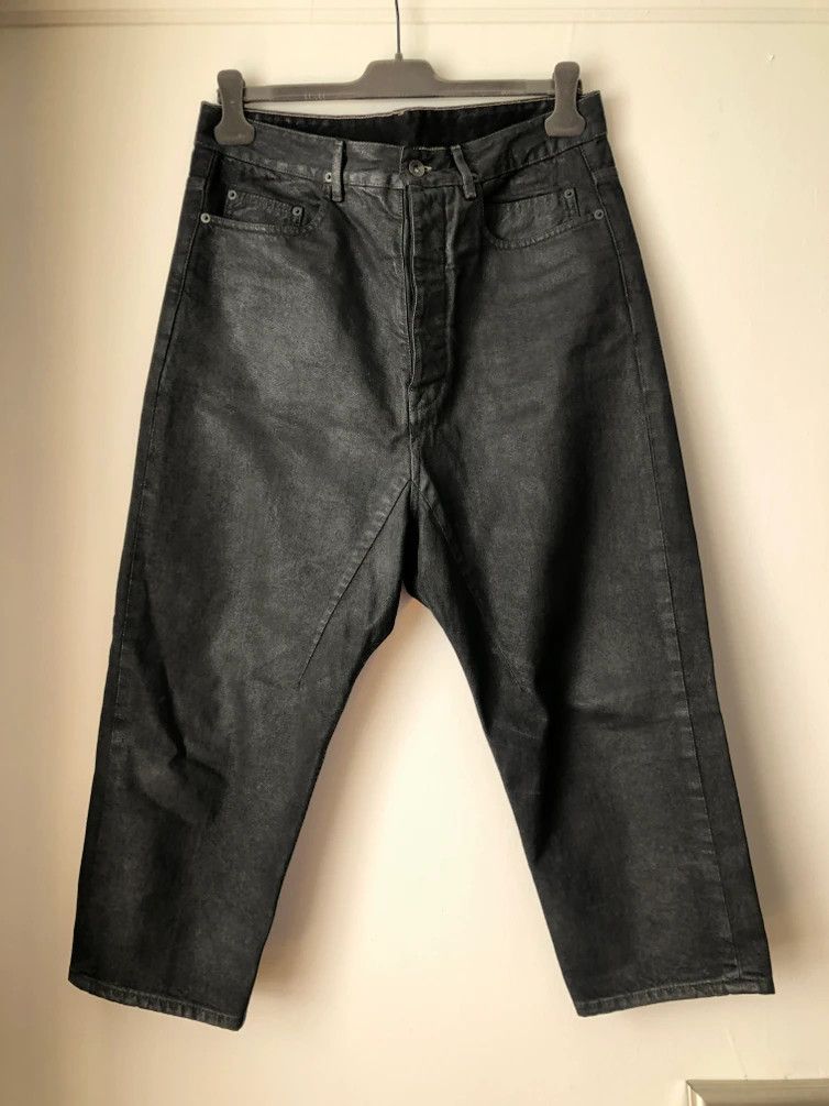 Rick Owens Drkshdw Drkshdw FW17 Astaire Cropped Cut Denim | Grailed