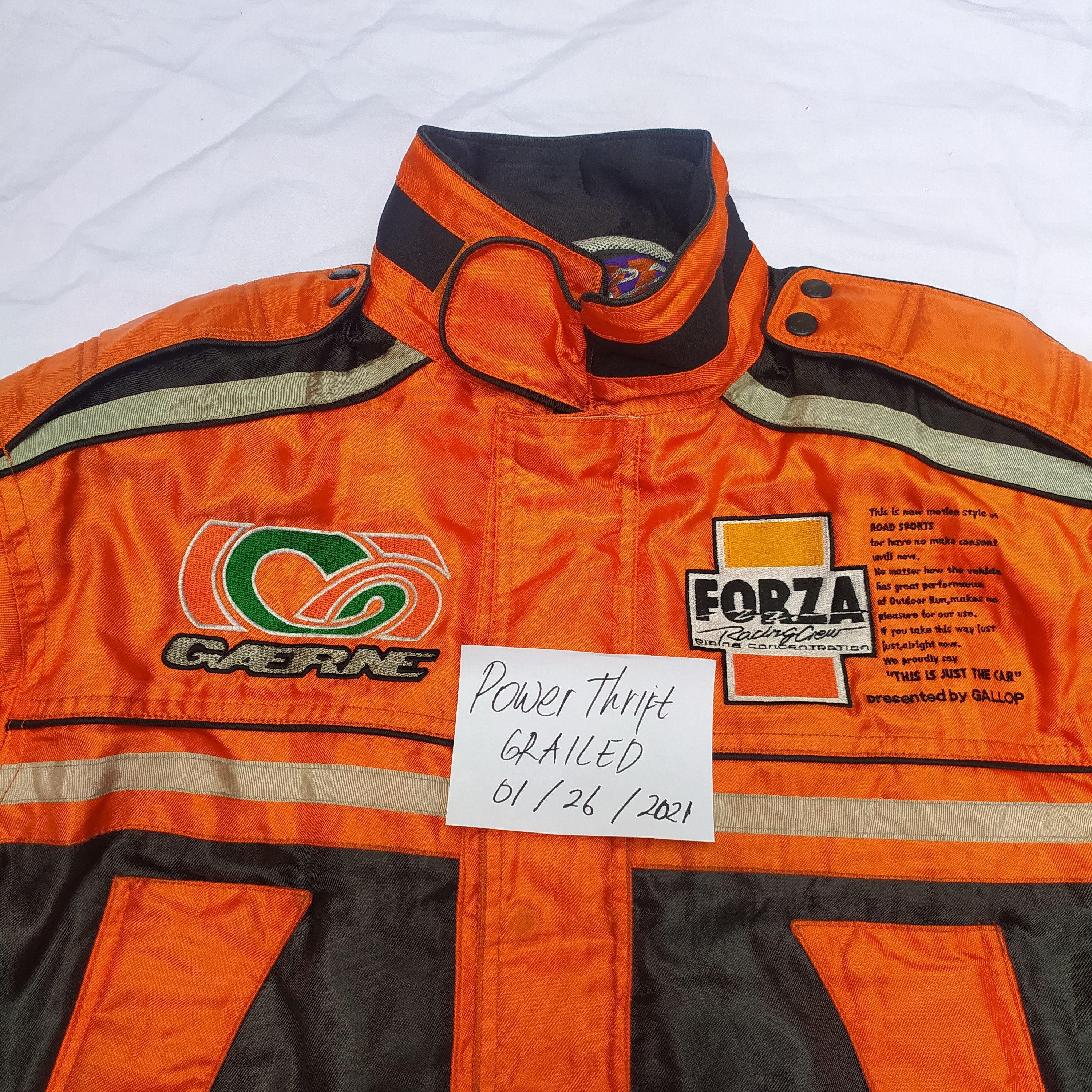 Sports Specialties Vintage 90s Forza team Forza racing crew jacket Size US M / EU 48-50 / 2 - 3 Thumbnail