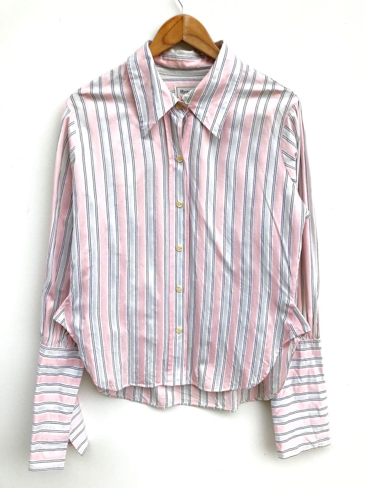 Hysteric Glamour Hysteric Glamour Stripes Button Down Shirts Size US M / EU 48-50 / 2 - 3 Thumbnail