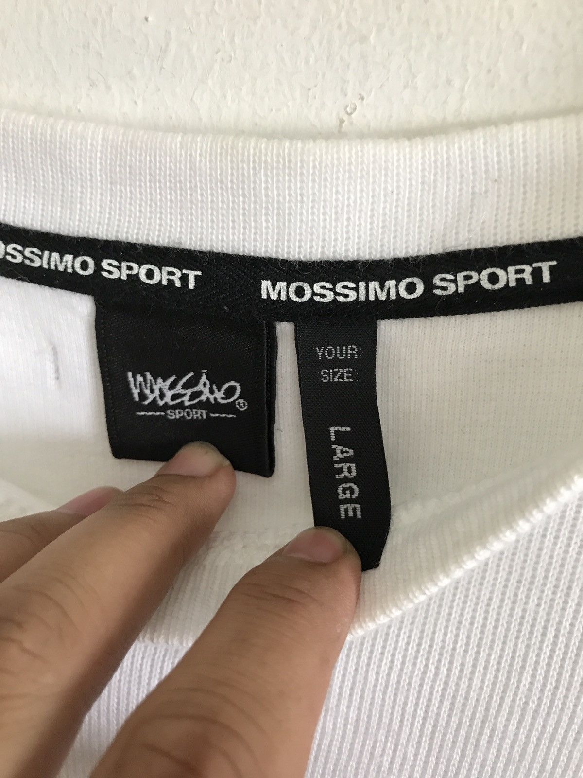 Mossimo Mossimo Sport Back Big Logo Crewneck Sweatshirt Size US L / EU 52-54 / 3 - 5 Thumbnail