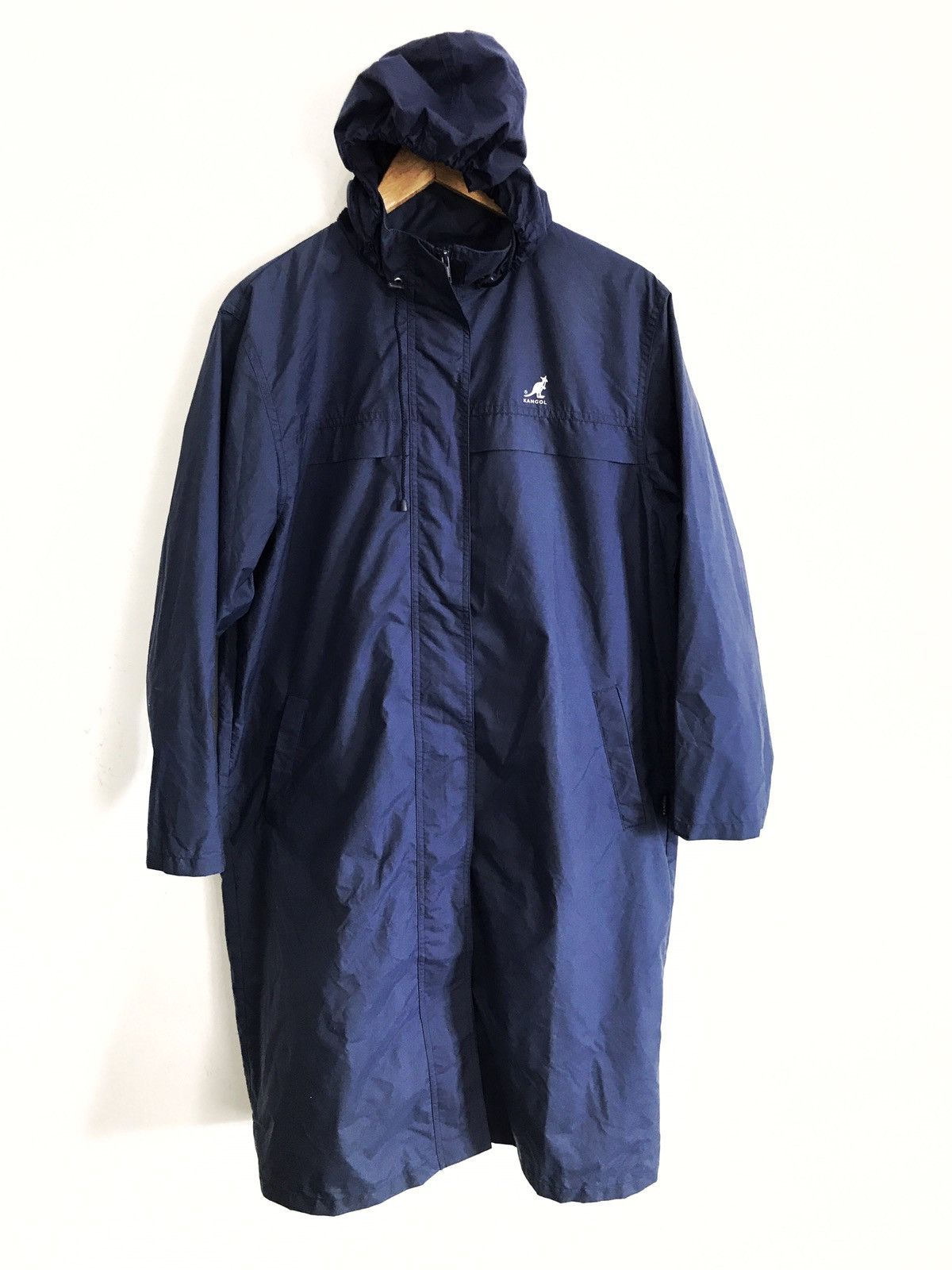 Kangol Kangol Lightweight Hoodie Long Jacket Armpit 23"x41" Size US L / EU 52-54 / 3 - 1 Thumbnail