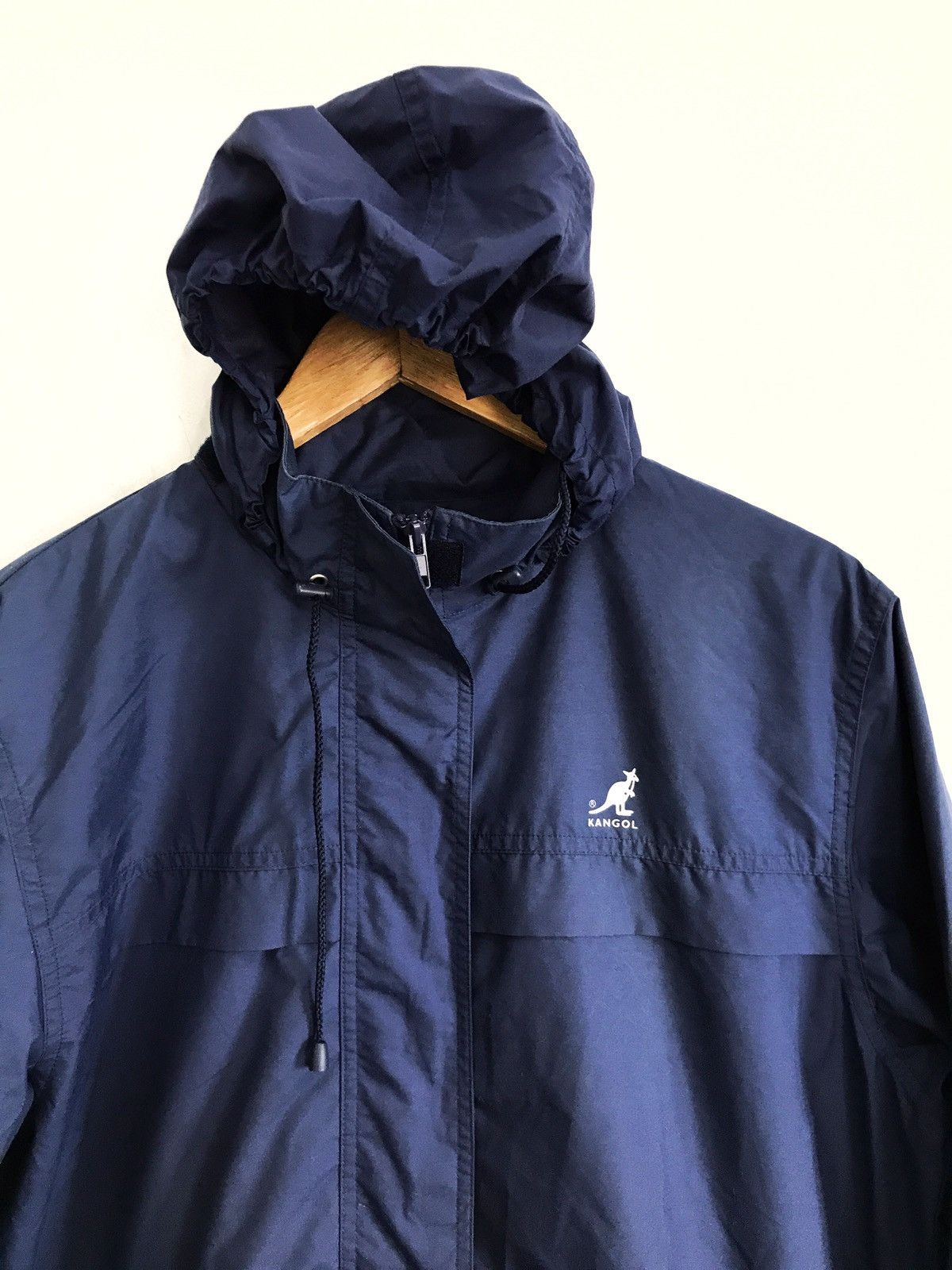 Kangol Kangol Lightweight Hoodie Long Jacket Armpit 23"x41" Size US L / EU 52-54 / 3 - 3 Thumbnail