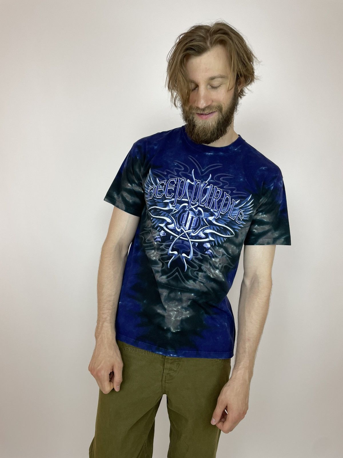 Liquid Blue × Vintage Deep Purple LIQUID BLUE 2007 Vintage Tie dye T-shirt L Size US L / EU 52-54 / 3 - 6 Thumbnail