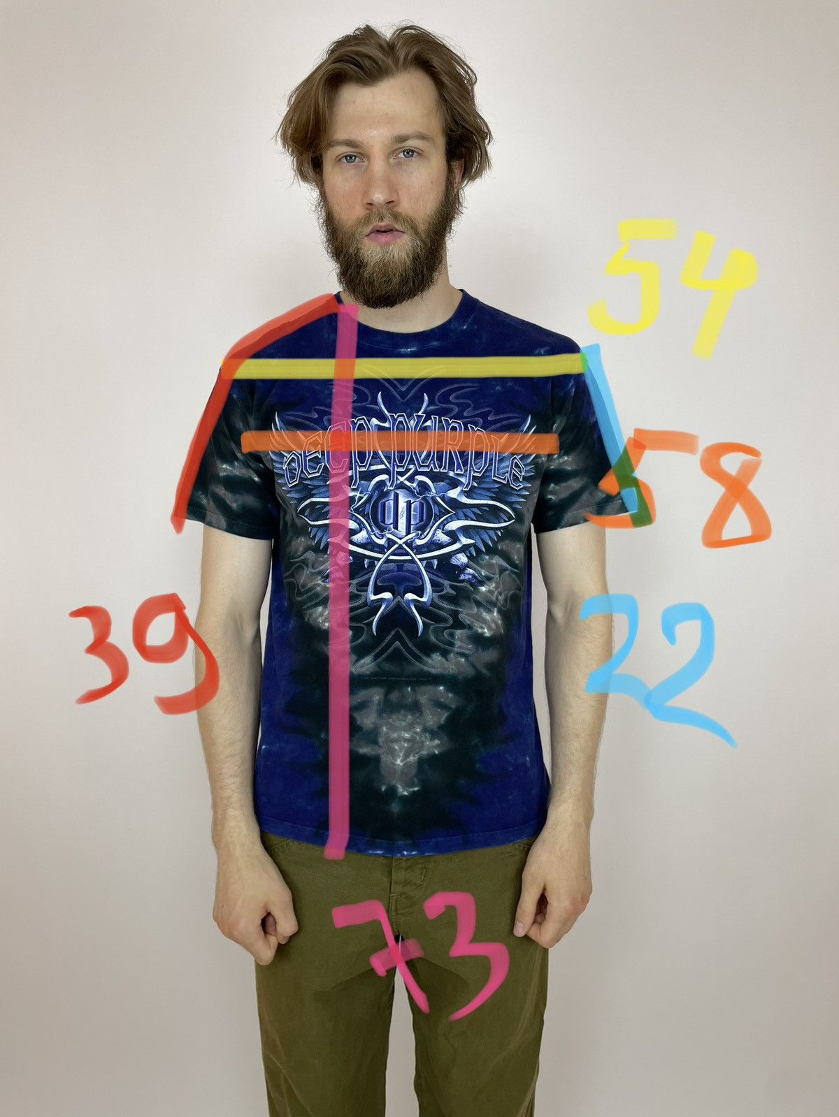 Liquid Blue × Vintage Deep Purple LIQUID BLUE 2007 Vintage Tie dye T-shirt L Size US L / EU 52-54 / 3 - 12 Thumbnail