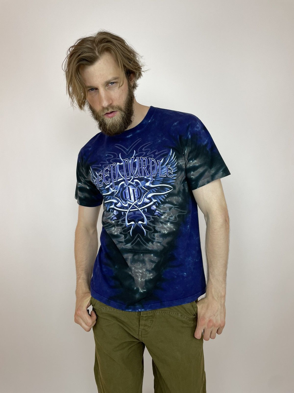 Liquid Blue × Vintage Deep Purple LIQUID BLUE 2007 Vintage Tie dye T-shirt L Size US L / EU 52-54 / 3 - 3 Thumbnail