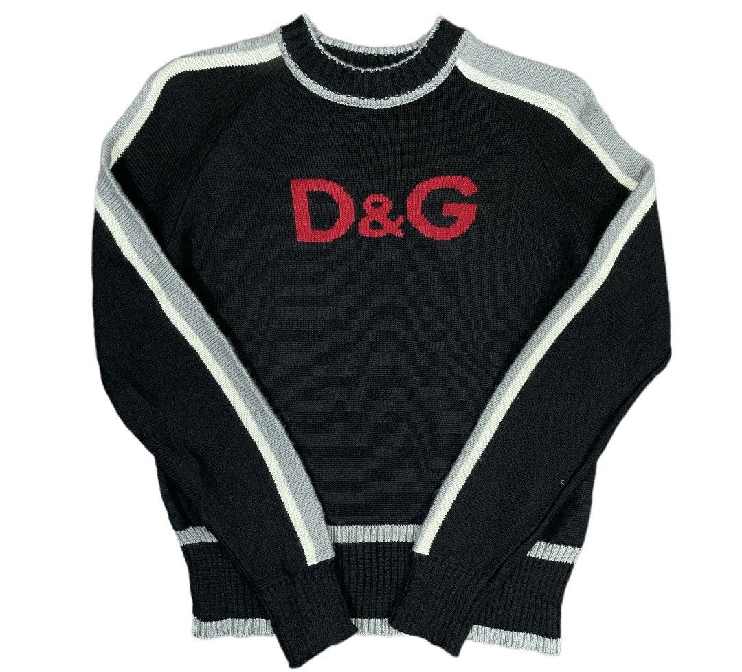Dolce & Gabbana Dolce & Gabbana Retro Vintage 90s Iconic Spellout Knitwear Size US M / EU 48-50 / 2 - 1 Thumbnail