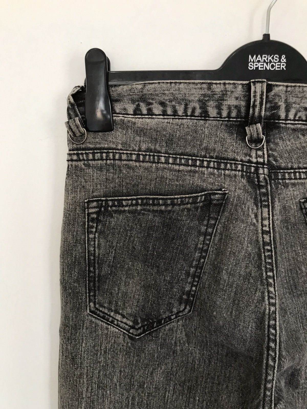 BUFFALO BOBS × Japanese Brand Vintage Buffalo Bobs Acid Wash Jeans Nice Design Size US 30 / EU 46 - 7 Thumbnail