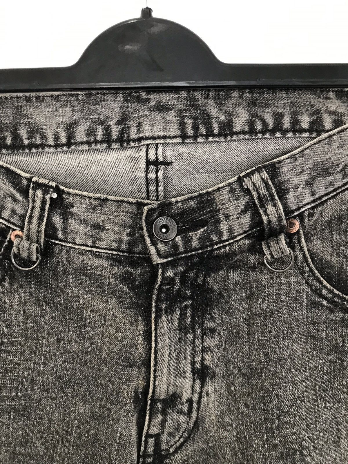 BUFFALO BOBS × Japanese Brand Vintage Buffalo Bobs Acid Wash Jeans Nice Design Size US 30 / EU 46 - 11 Thumbnail