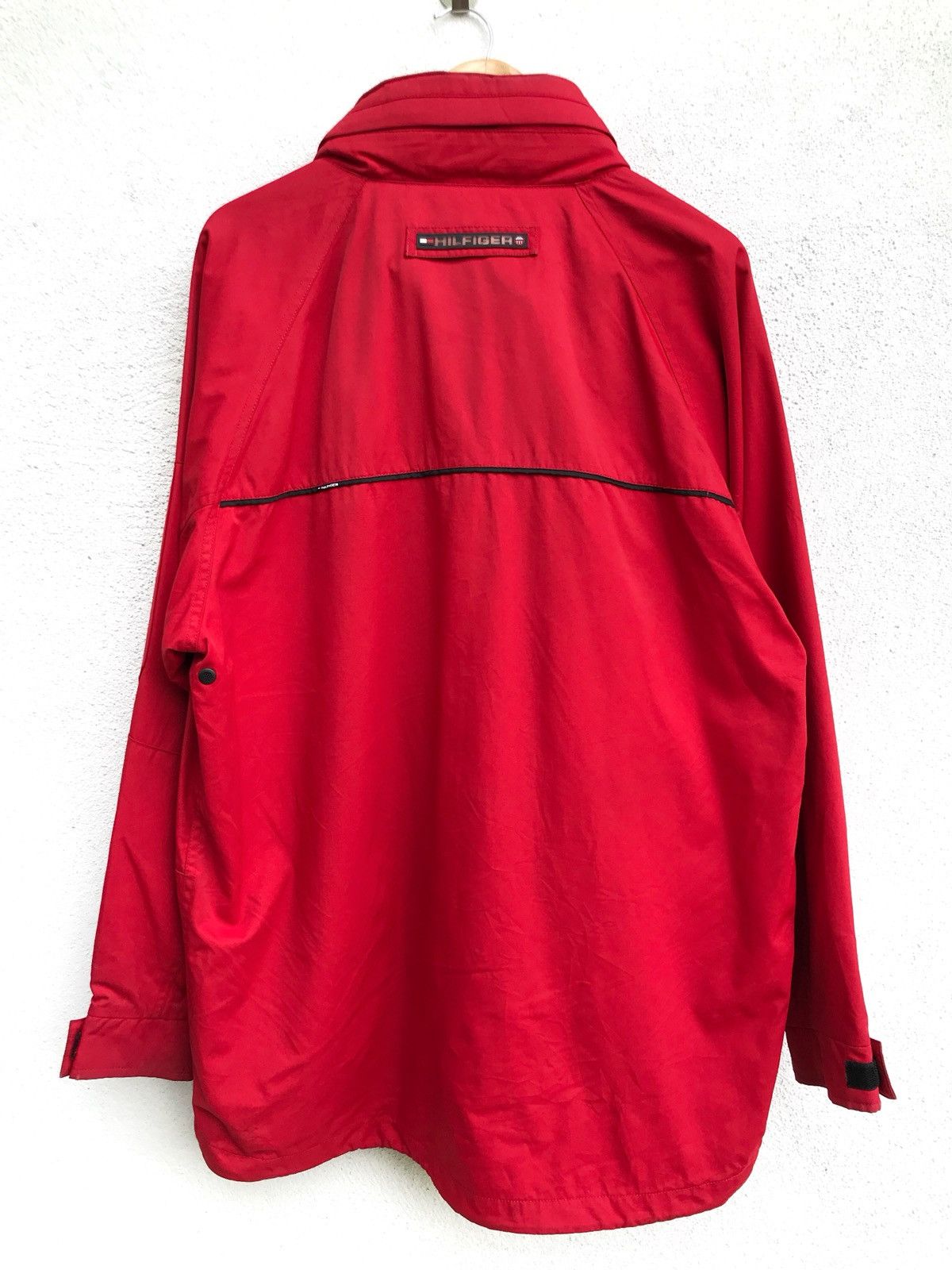 Tommy Hilfiger Tommy Hilfiger Red Zipper Jacket Armpit 25”x35” Size US M / EU 48-50 / 2 - 2 Thumbnail
