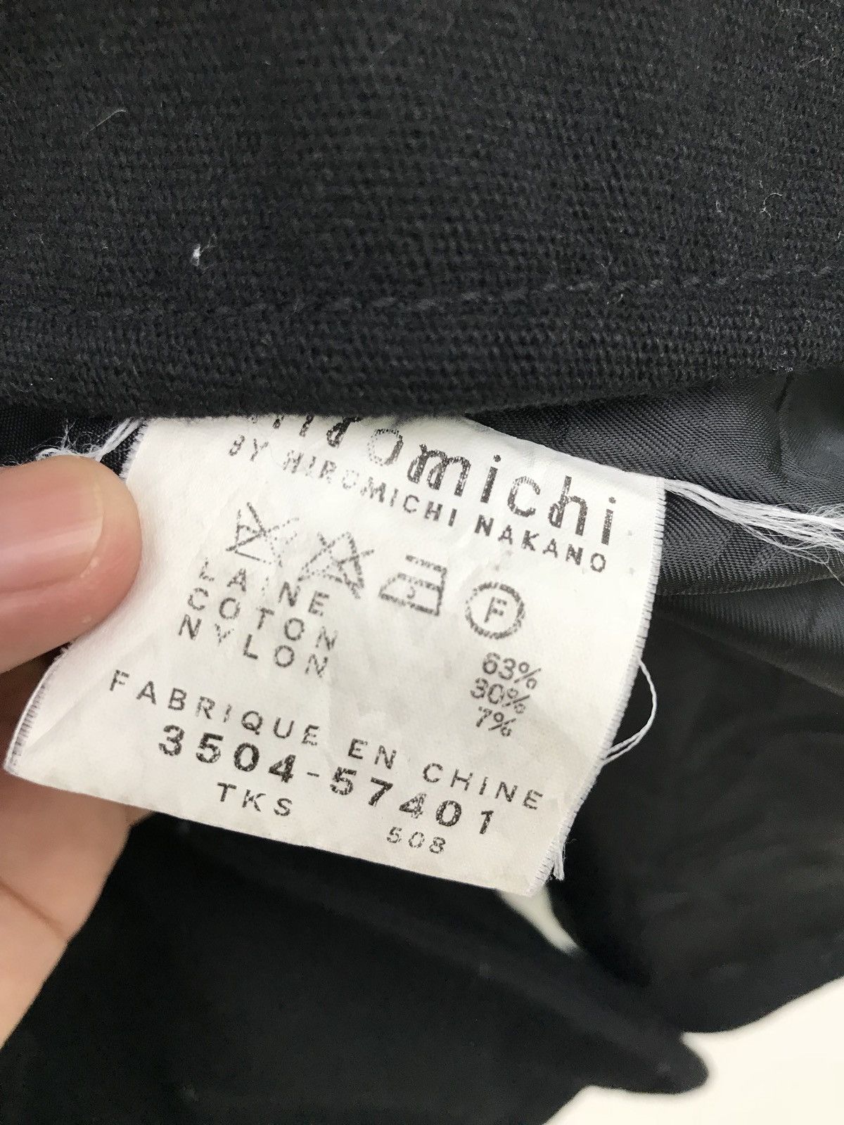 Japanese Brand Japanese Brand Hiromichi Nakano Wool Black Jacket Size US M / EU 48-50 / 2 - 5 Thumbnail