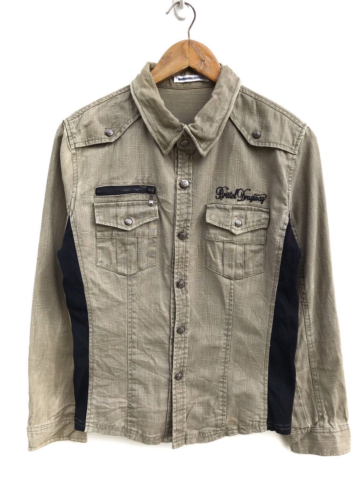 Japanese Brand Semantic Design Hybrid Shirt Jacket Inspired By Kapital Size US S / EU 44-46 / 1 - 2 Thumbnail