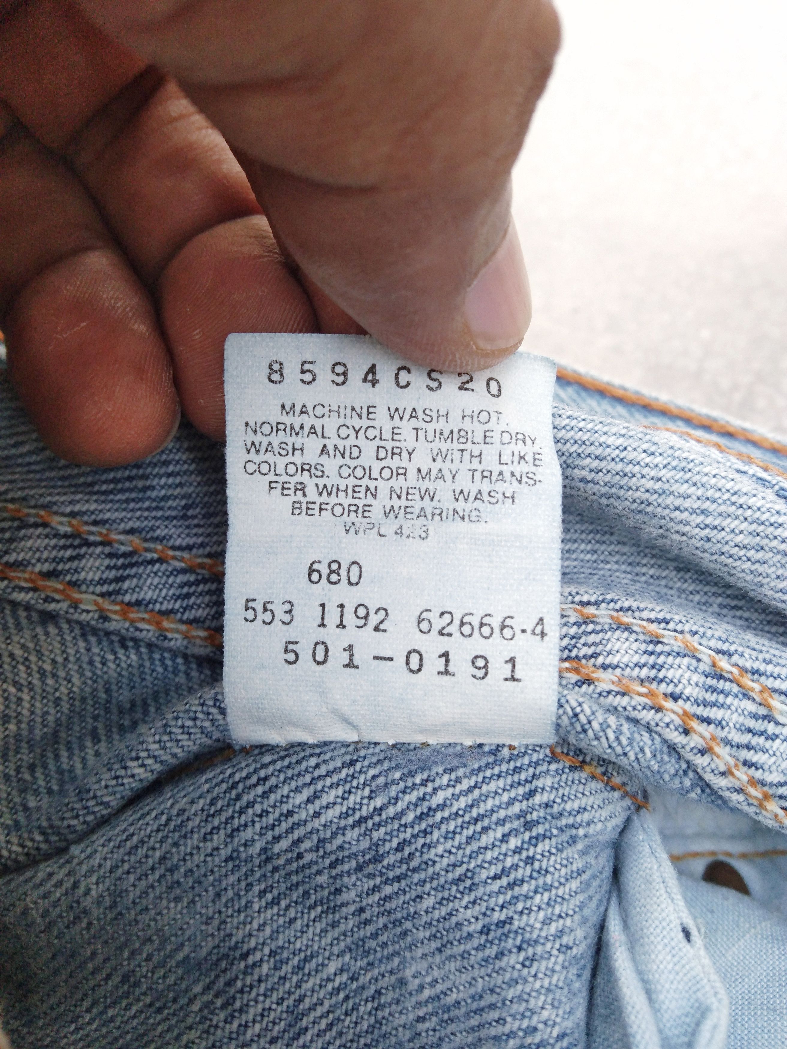 Levi's × Vintage 90s Vintage Levis 501 Made In USA Distressed Jeans 32x30 Size US 32 / EU 48 - 9 Thumbnail