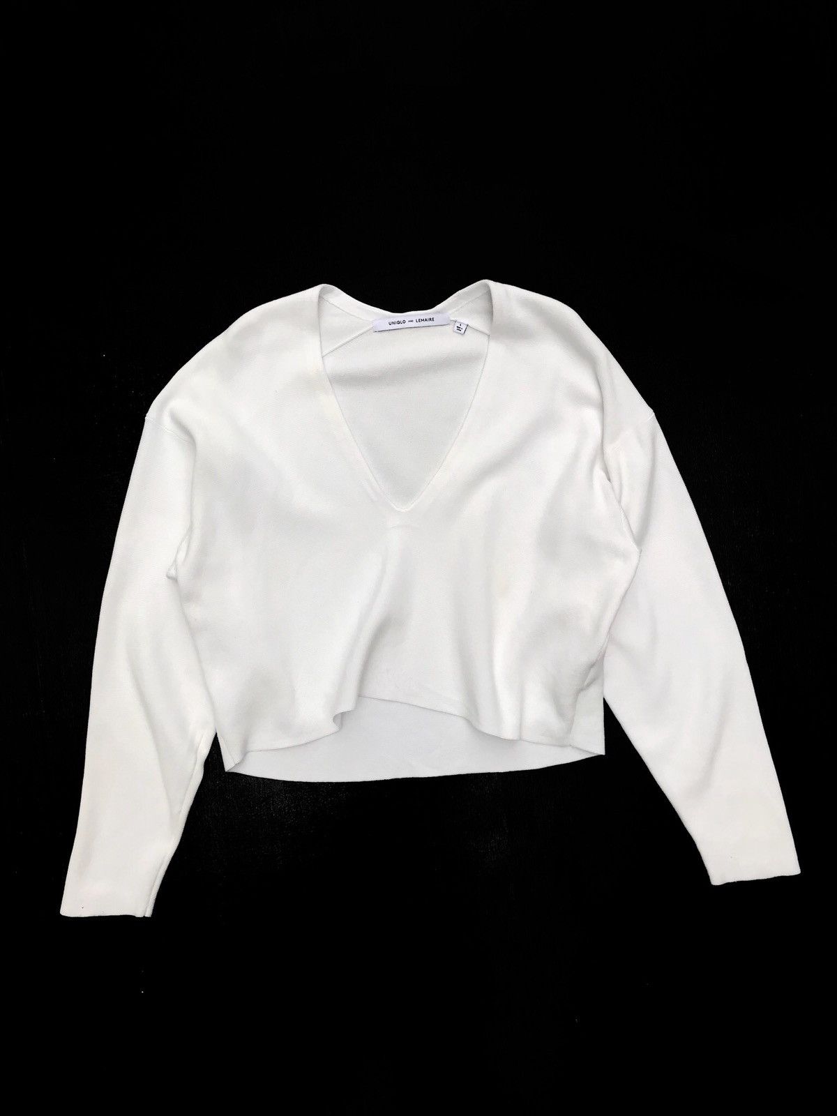 Lemaire x Uniqlo Hand knit Oversized Crop Sweater
