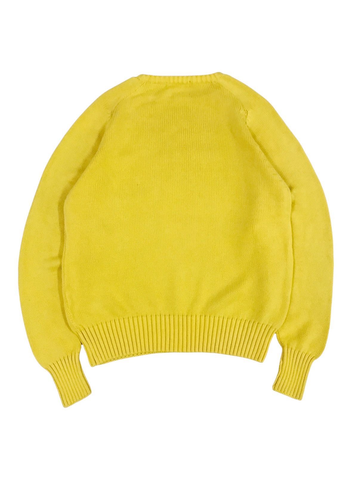 Polo Ralph Lauren Vintage Polo Ralph Lauren Nice Yellow Hand Knit Sweater Size US S / EU 44-46 / 1 - 2 Thumbnail