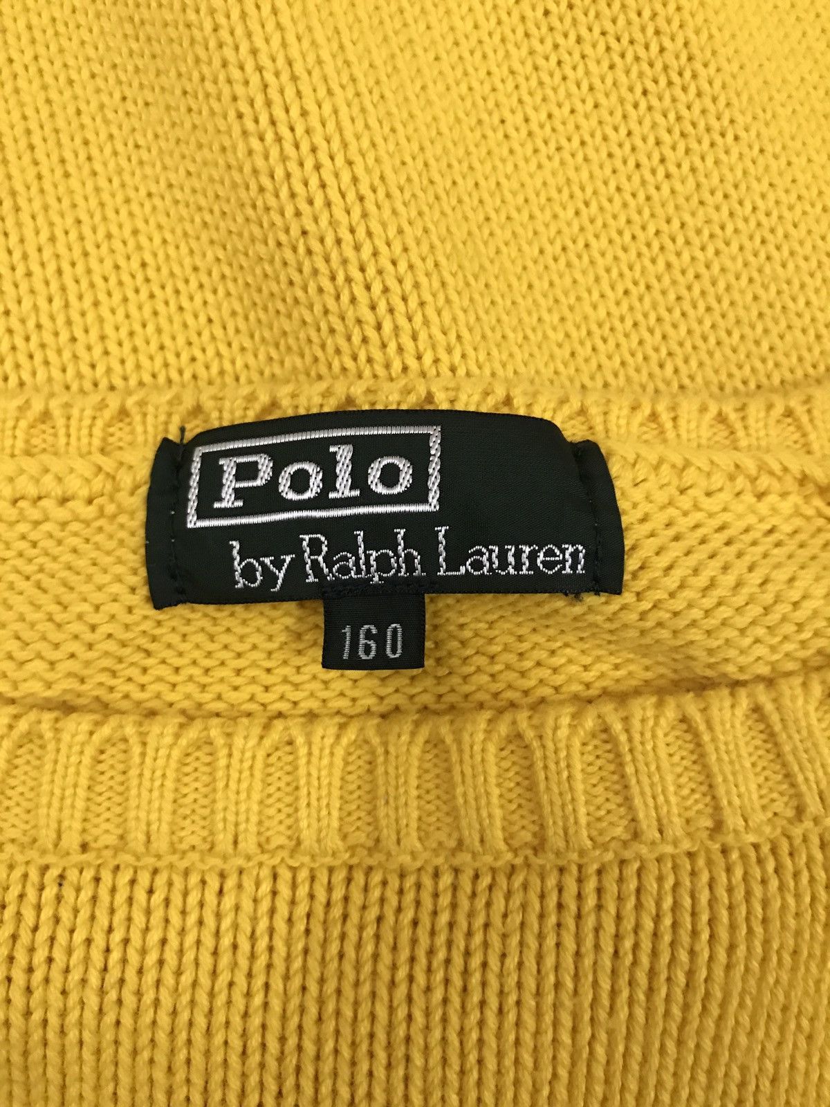 Polo Ralph Lauren Vintage Polo Ralph Lauren Nice Yellow Hand Knit Sweater Size US S / EU 44-46 / 1 - 4 Thumbnail